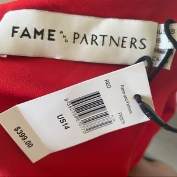 Fame and Partners | Silk Red Maxi Dress 14 - Picture 5 of 7